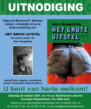 Uitnodiging Het grote uitstel.klein